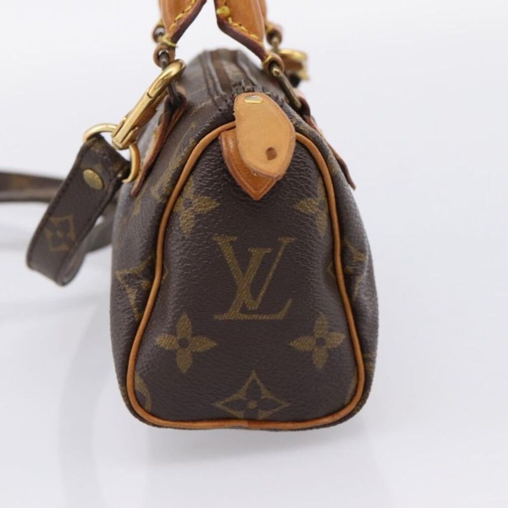 Louis Vuitton Speedy Mini Hl Monogram Canvas Brown Canvas Handbag - Picture 4 of 16